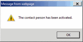 Personnel Office Contacts Activate popup