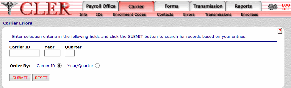 viewing-carrier-error-records