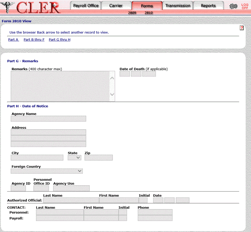 Form 2810 View G-H