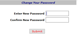 Change Your Password