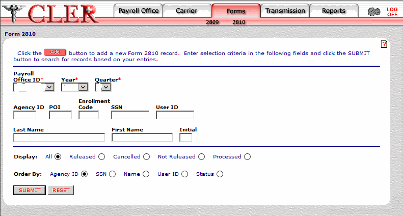 2810 Form page 1