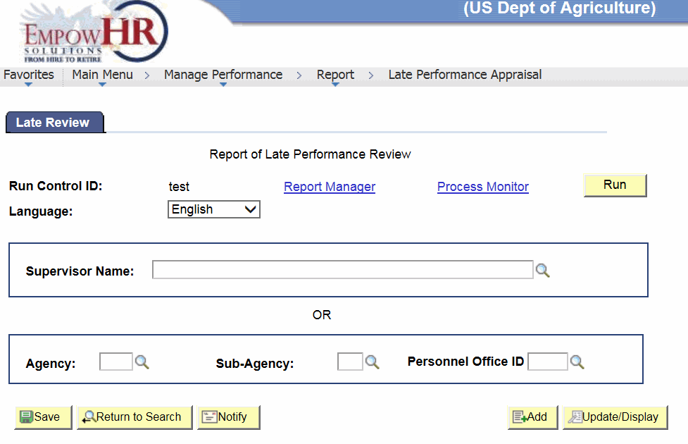 Late Review Tab