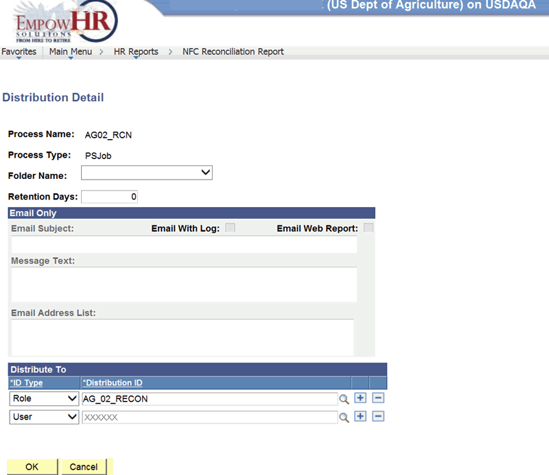 Distribution Detail Page