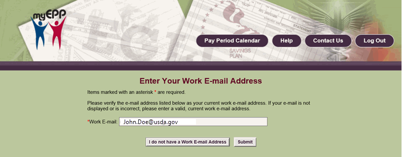 Enter Your Work E-mail Address Page - With Name Filled