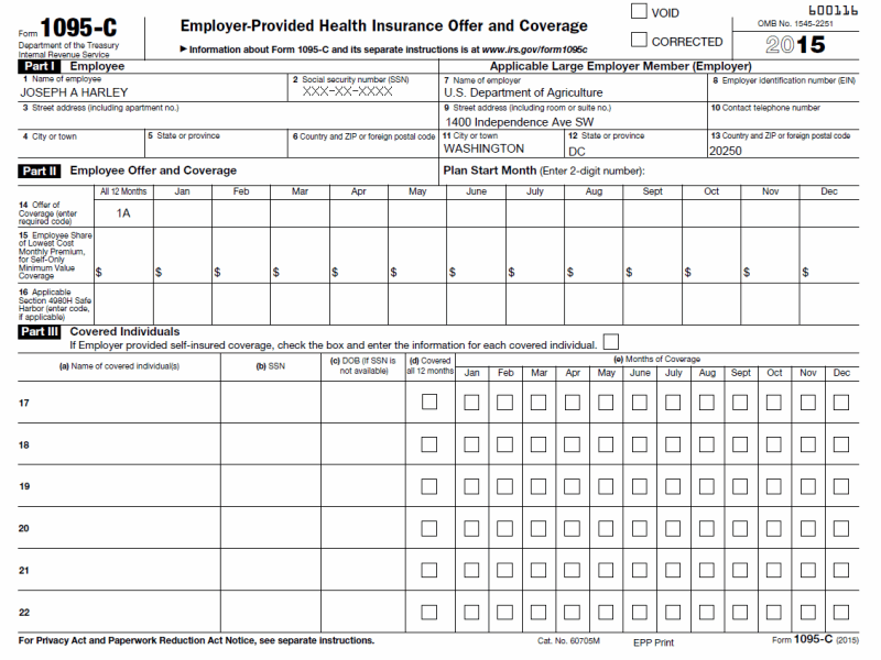 Employee-Provided Health Insurance Offer and Coverage Statement