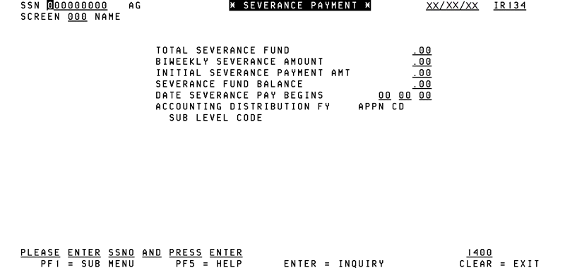 134, Severance Payment