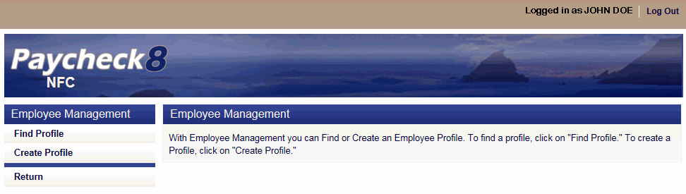 Employee Management Page