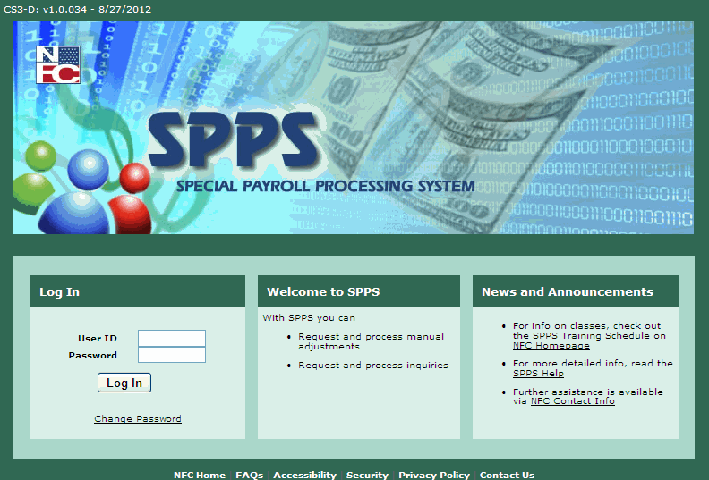 SPPS Welcome Page
