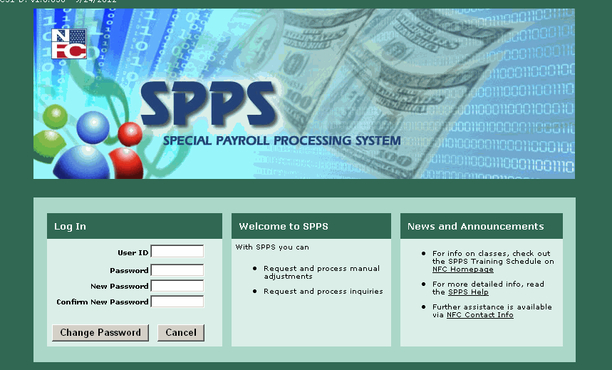 Change Password Page