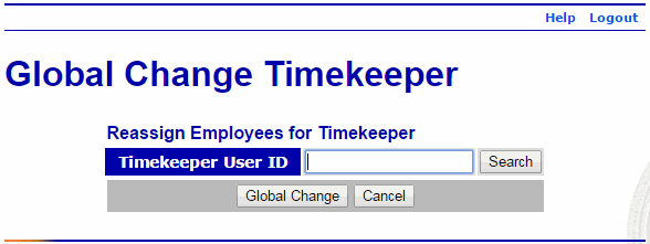 Global Change Timekeeper Page