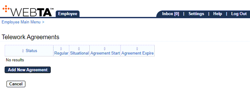 Telework Agreements Page