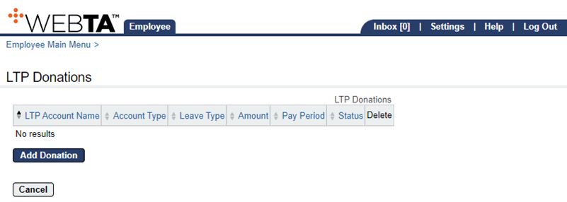 LTP Donations Page